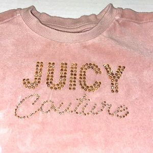 Juicy Couture for Kids Girls Velour Sweatshirt 18 mos